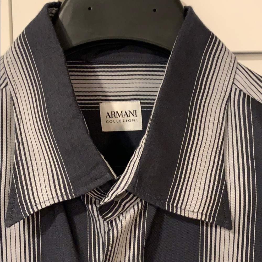 Armani Collezioni Strip Shirt